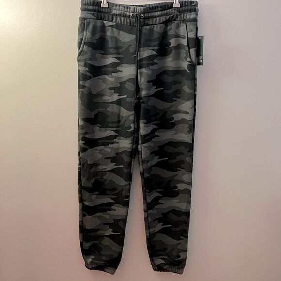 NWT Camo High Rise Waist Fleece Sweatpant Jogger Pant Sz S Wild Fable - Picture 4 of 11